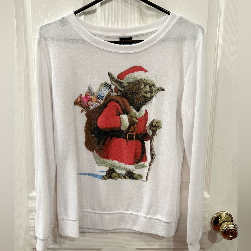 Christmas Yoda Top - Size XS